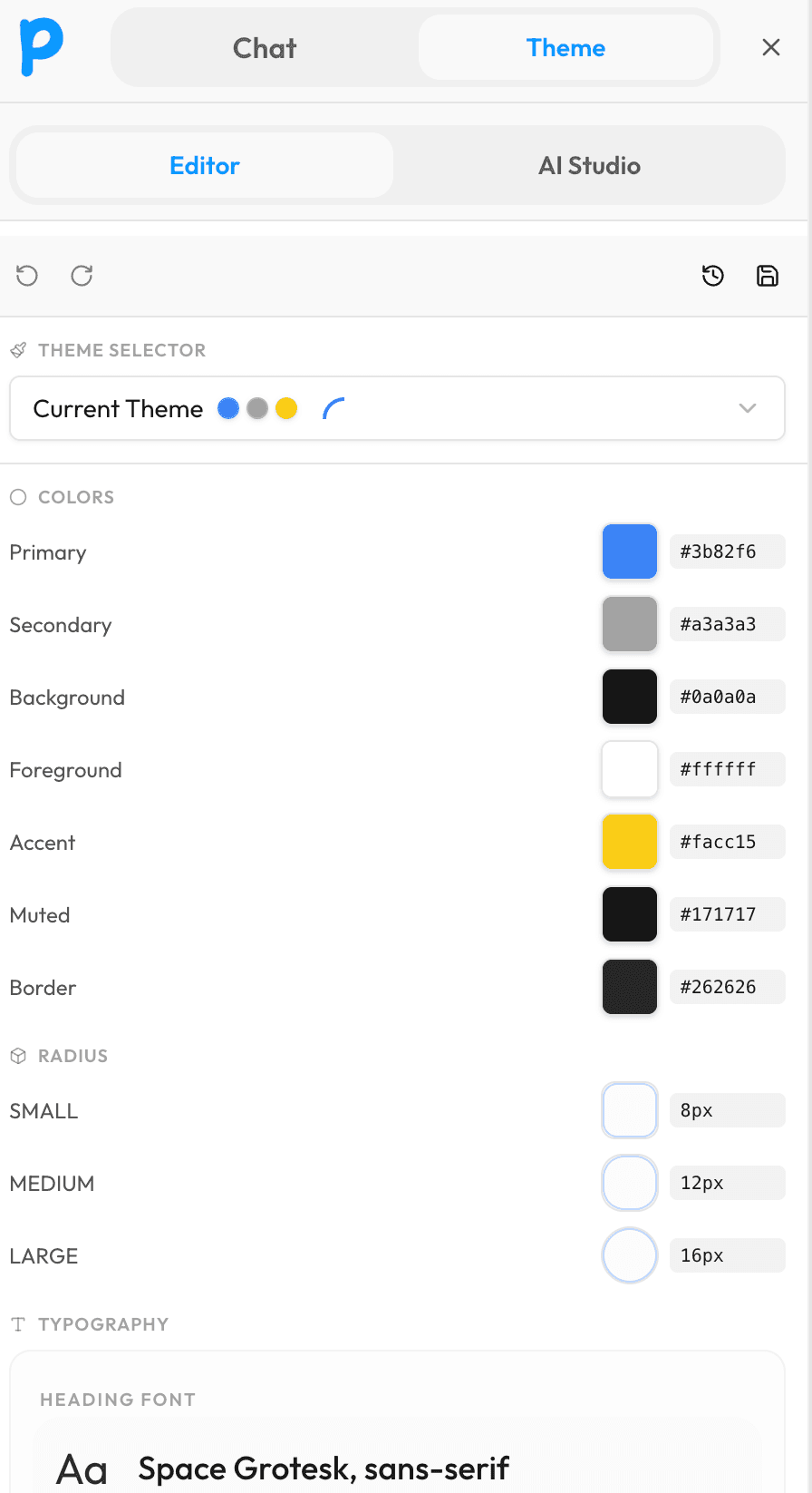 Theme Editor